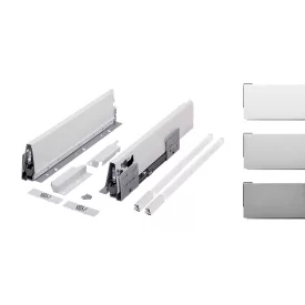   K-StrongBox H140/270mm szögletes magasító korláttal titán
