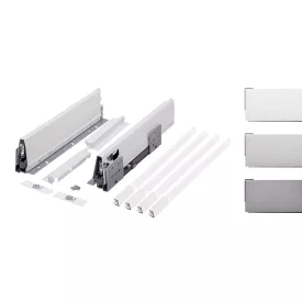   K-StrongBox H204/270mm két szögletes magasító korláttal titán