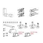 TERNO Vetro 40 Drag vasalat szet az középső üvegajtóhoz 80kg,lengéscsillapítóval
