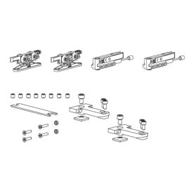   TERNO Vetro 40 Drag vasalat szett az első üvegajtóhoz 80kg,lengéscsillapítóval