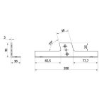 CORDIA-Make Me tartó elem cipőtároló polcra fekete