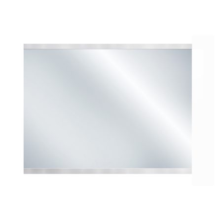 Hátfal tűzhelyhez 600x500 transzparens+inox profil