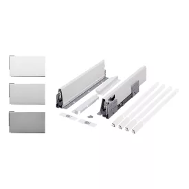   K-StrongBox H204/500mm két szögletes magasító korláttal fehér