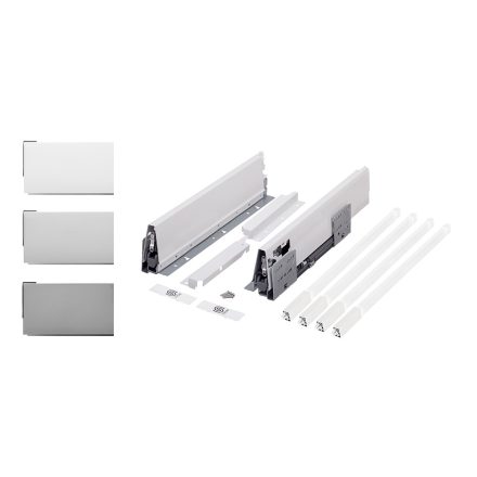 K-StrongBox H204/550mm két szögletes magasító korláttal fehér