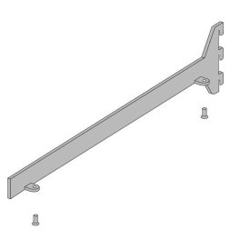   VERTIKO polctartó balos sötétbarna 500 alsó rögzítésű