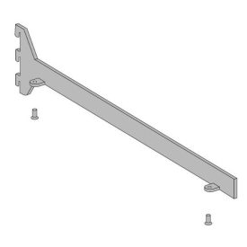   VERTIKO polctartó jobbos sötétbarna 500 alsó rögzítésű