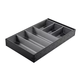   StrongMax evőeszköztartó készlet 'M=500, SZ=276 mm fekete, 3+2 tálakkal