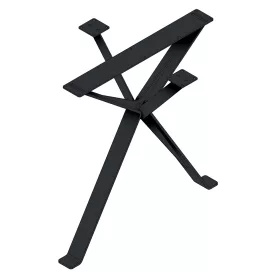  MILADESIGN ferde központi asztalláb dupla Nex EX 72080P ezüst  720mm