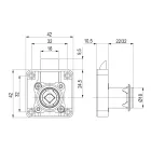 StrongLocks Automatikus zár cserélhető betéthez, 18mm, közepes