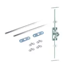 K-StrongLocks tolórudas zár cserélhető betéthez,1000 és 1200 mm rudakkal,jobbas