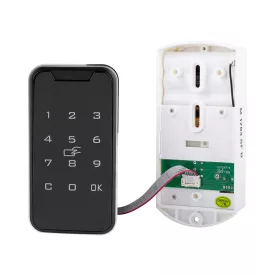   StrongLocks Elektronikus zár - billentyűzet és chipkártya, fekete
