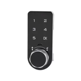   StrongLocks Elektronikus billentyűzetes zár gombokkal, fekete, jobb oldali,