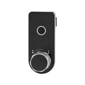   StrongLocks Elektronikus ujjlenyomat-zár gombbal, fekete, jobbra