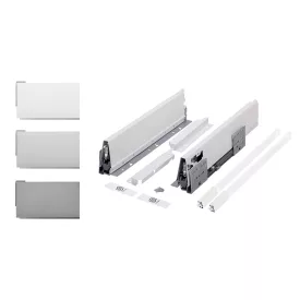   K-StrongBox H204/270mm egy szögletes magasító korláttal fehér