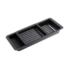 Mosogató lefolyó (2db) mosogatóhoz 440x185mm és 205x183mm fekete színben