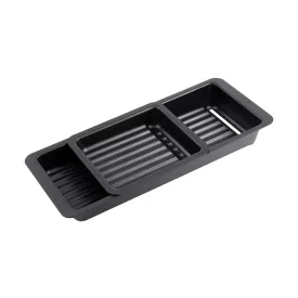   Mosogató lefolyó (2db) mosogatóhoz 440x185mm és 205x183mm fekete színben