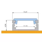 STRONG LED profil Arbona 2m ezüst elox