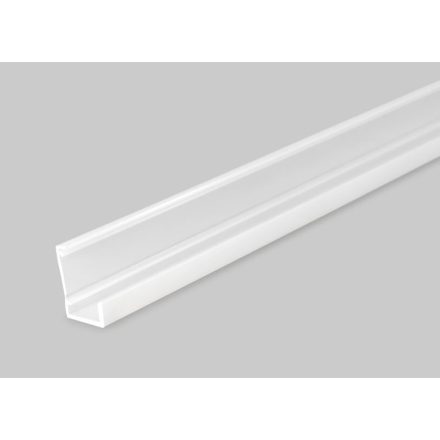 StrongLumio műanyag LED profil Slash8, tejfehér, 2m