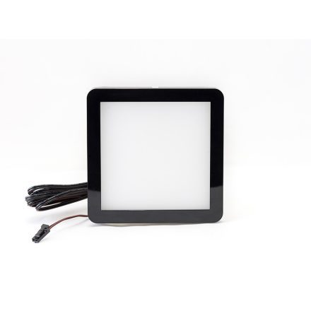 LED spotlámpa CIRAT 12V 3W fekete/hideg fehér