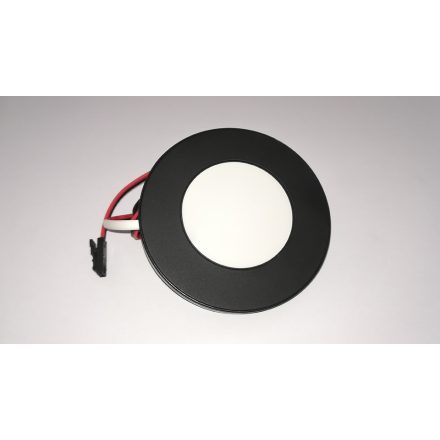 LED spotlámpa BAILEN 12V 3W fekete/hideg fehér