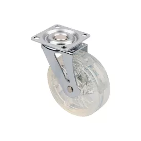 StrongCastors Kerék TOP, 75 mm, átlátszó, fék nélkül