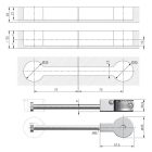 IF Quick 35mm munkalap összekötő csavar 150mm