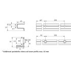 HETTICH 9279168 WingLine L vodící profily 1200 mm bílé