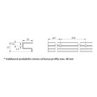 HETTICH 9279166 WingLine L horní vodící profil 1200 mm bílý