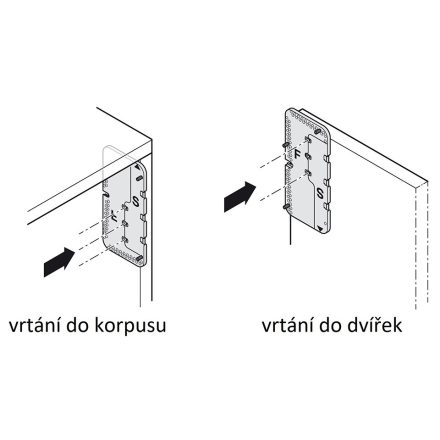 KES FREEspace mini szerelési sablon