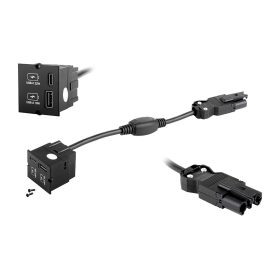 BACHMANN 917.227 rész, USB-A és USB-C töltő modul