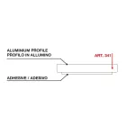 TERNO Magic2 alu padlóprofil 341 2200 mm