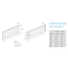 HETTICH 9283183 Avantech YOU skleněná výplň 10mm pro Inlay 187/600mm