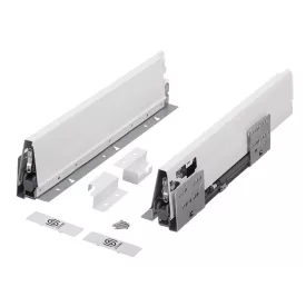   K-StrongBox H86/500mm szürke + Evőeszköztartó Classico ezüst-szürke 60 (504 x 47