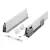 K-StrongBox H86/500mm szürke + Evőeszköztartó Classico ezüst-szürke 60 (504 x 47