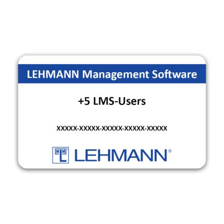 LEHMANN 051250032 Management Software license LMS rozšíření licence o 5  správců