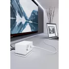 VersaQ  1x 230V, USB A+C 5V fehér, Schuko