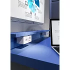 VersaQ  1x 230V, USB A+C 5V fehér, Schuko