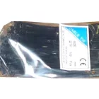 Feszítőszalag 3,6x370 mm fekete, csomagolás 100 db