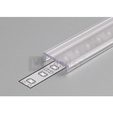 TM-takaró léc LED profilhoz 14 rápattintható  átlátszó 1000mm