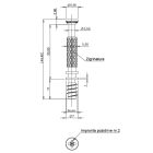 Rúd excenterhez TM34  (34mm)