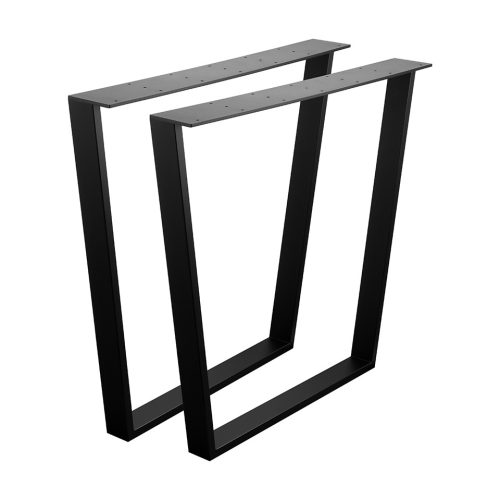 STRONG asztallábazat domború, 710x780, fekete