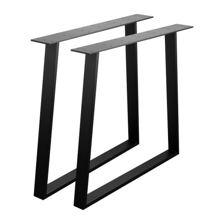 STRONG Asztalláb, homorú, 710x780, fekete