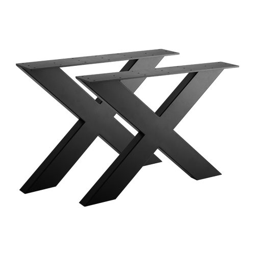 STRONG asztallábazat X, 710x780, fekete