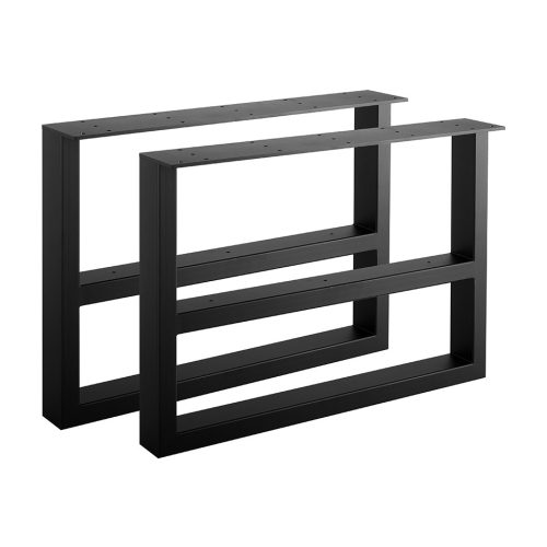STRONG asztallábazat leneáris, 420x580, fekete