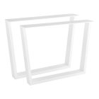 STRONG Asztalláb, domború, 420x580, fehér