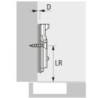 HETTICH 9289595 Veosys závěs vložený nerez vrut TH52x5,5 SiSy