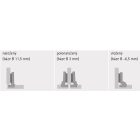 HETTICH 9289595 Veosys závěs vložený nerez vrut TH52x5,5 SiSy