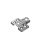 HETTICH 9289609 Veosys montážní podložka křížová nerez D=2