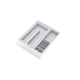   GOLLINUCCI Fürdőszobai rendszerező tartozékkal 270 mm mélységhez, fehér 308x242x