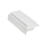GOLLINUCCI Fürdőszobai rendszerező tartozékokkal, 270 mm mélységű, fehér 122x242